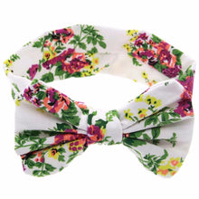1 New Baby Girls Toddler Infant Newborn Flowers Print Floral Butterfly Bow Hairband Turban Knot Headband Hair Band Accessories