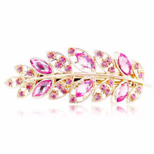 1 PC Beauty Women Fashion Hair Clip Leaf Crystal Rhinestone Barrette Hairpin Headband hair accessories 5 colors