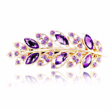1 PC Beauty Women Fashion Hair Clip Leaf Crystal Rhinestone Barrette Hairpin Headband hair accessories 5 colors