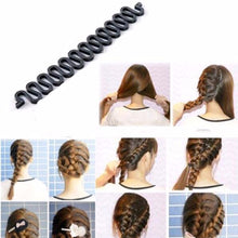 1 PC Women Lady French Hair Braiding Tool Braider Roller Hook With Magic Hair Twist Styling Bun Maker Hair Band Accessories