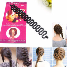 1 PC Women Lady French Hair Braiding Tool Braider Roller Hook With Magic Hair Twist Styling Bun Maker Hair Band Accessories