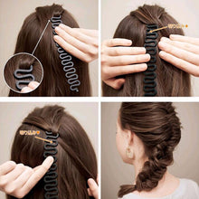 1 PC Women Lady French Hair Braiding Tool Braider Roller Hook With Magic Hair Twist Styling Bun Maker Hair Band Accessories