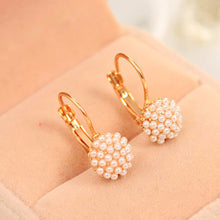 1 Pair New Fashion Jewelry Women Lady Elegant Simulation Pearl Beads Ear Stud Earrings