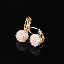 1 Pair New Fashion Jewelry Women Lady Elegant Simulation Pearl Beads Ear Stud Earrings