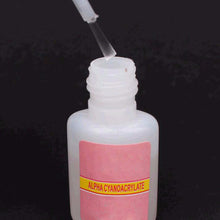 1 Pcs 10g BYB False Glue Nail Art Tips Glitter Acrylic Decoration with Brush false nail gel glue fake nails nail label