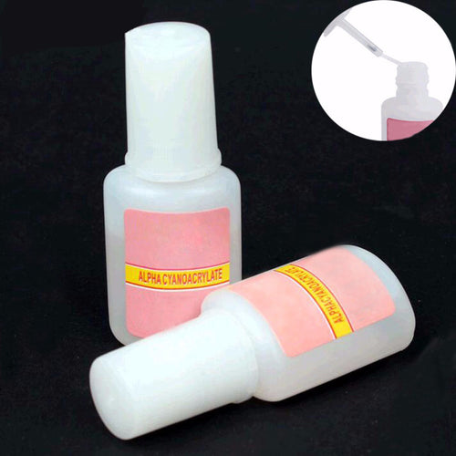 1 Pcs 10g BYB False Glue Nail Art Tips Glitter Acrylic Decoration with Brush false nail gel glue fake nails nail label
