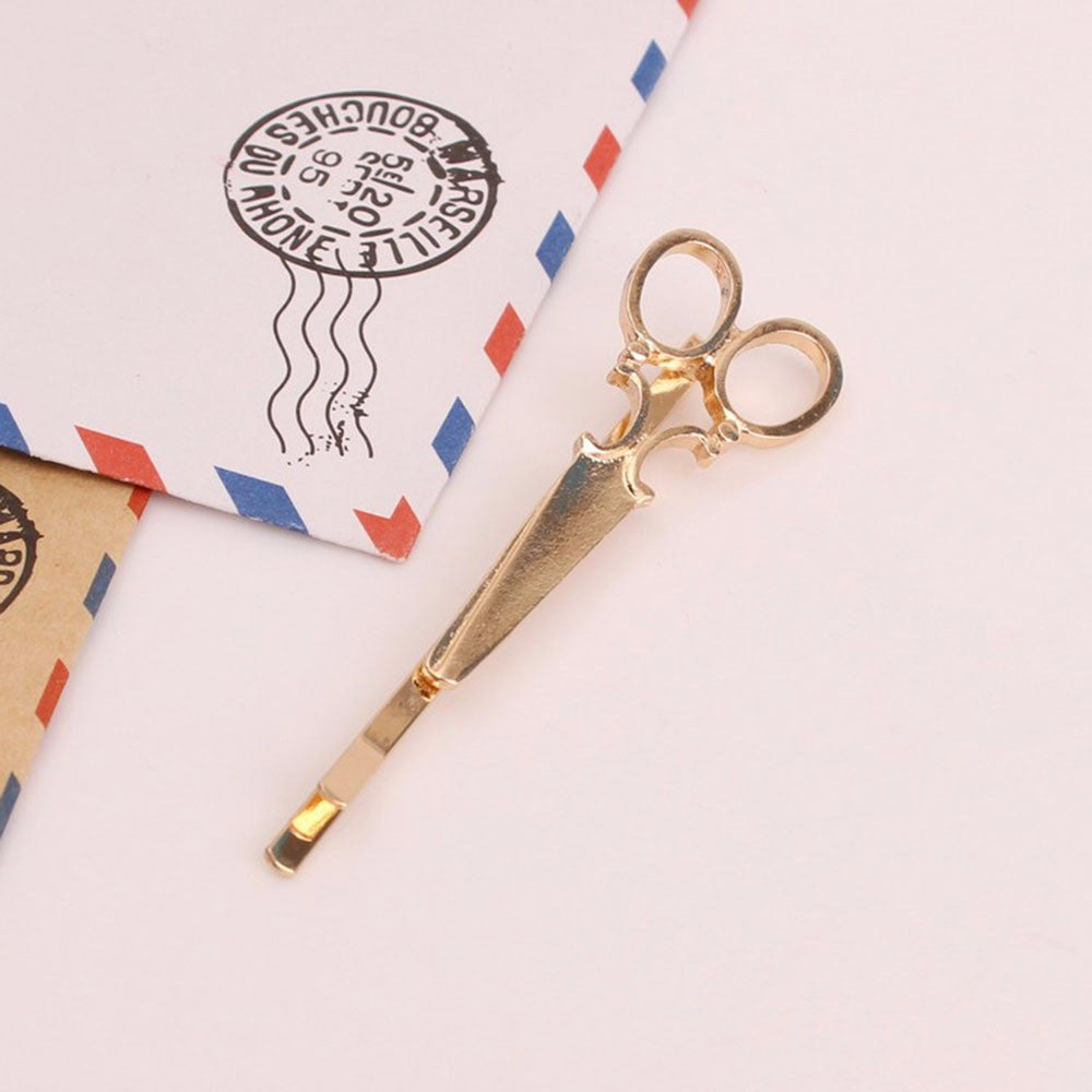 1 pc Popular Women Lady Girls Scissors Shape Barrette Hair Clip Hairpin Hair Accessories Decorations