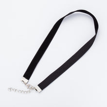 1 /pcs Harajuku 90's Black Velvet Choker Necklace Goth Gothic Handmade Handmade Retro Burlesque