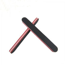 1 pcs. / Lot women lady about the new double-sided black manicure file buffer polishing grits 100/180 makeup tool NA19