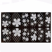 1 sheet 3D French Style White Bow Lace Nail Art Sticker Decal Manicure Tip nail art decoration tools