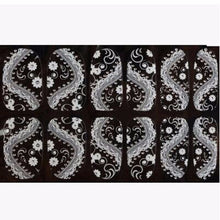1 sheet 3D French Style White Bow Lace Nail Art Sticker Decal Manicure Tip nail art decoration tools