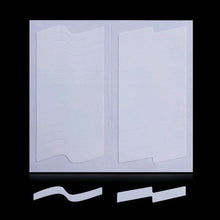 10 Packs DIY French Manicure Nail Art Decorations Round Form Fringe Guides Nail Sticker Stencil