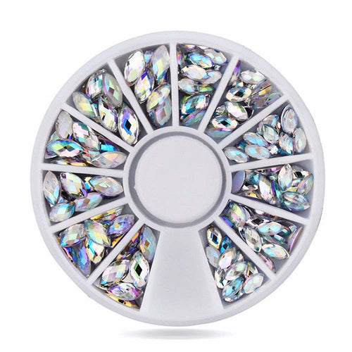 100pcs/Lots 3D Glitter Silver Foil Flake Nail Art Acrylic UV Gel Decoration Paillette Nail Gel For Nail Beauty Decoration