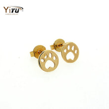 10pc 2016 New Fashion Earrings Cute Animal Bear Paw Stud Earrings Panda Palm Women Earrings Gifts for Party E093