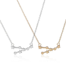 10pc 2016 New Fashion Gold Taurus Zodiac Sign Astrology Y Shape Star and Round Combine Pendant Necklaces for Women Girl N156