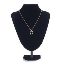 10pc 2016 New Gold Plated Libra Zodiac Sign Astrology Necklace Constellation Jewelry star Sign Pendant Necklace N155