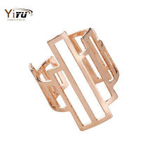 10pc New Fashion Gold Silver and Pink Adjustable Geometry Square rings for Women R155