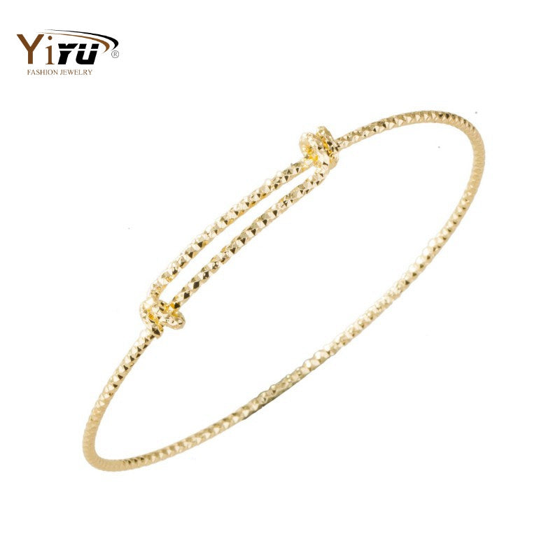 10pc New Girl's Expandable Adjustable Wire Bangle Bracelets for Women Charms Jewelry Making G028