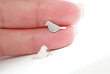 10pc wholesale Gold Silver and Rose Gold Plated New Tiny Cute Bird Stud Earrings for Women E090