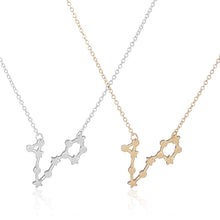 10pc wholesale Gold and Silver Plated Pisces Zodiac Sign Astrology Birthday Necklaces for Women N174