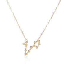 10pc wholesale Gold and Silver Plated Pisces Zodiac Sign Astrology Birthday Necklaces for Women N174