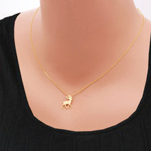 10pc wholesale Origami Antler Deer Necklace in Gold and Silver Bridesmaid Necklace N185