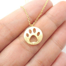10pcs 2016 New Arrival Dog Paw Print Necklace Cut Bear Palm Shaped Animal Long Chain Pendant Necklace for women Jewelry N186