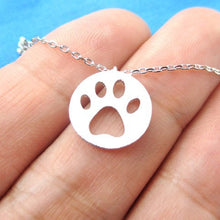 10pcs 2016 New Arrival Dog Paw Print Necklace Cut Bear Palm Shaped Animal Long Chain Pendant Necklace for women Jewelry N186