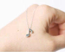 10pcs 2016 New Fashion Necklace Delicate Musical Note Pendant Necklace for Women Love Music Note Symbol Charm Necklace Gift N217
