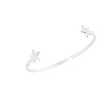 10pcs 2016 New Open Double Star Love Bangles for Women Classic Adjustable Star Cuff Bangles Female Wedding Gifts G069