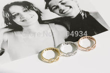 10pcs Fashion Gold Plated Infinity Best Friend Friendship Rings Crystal Female Graduation Ring Midi Wholesale Love Rings R023