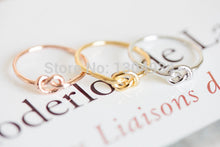 10pcs Fashion Jewelry Beautiful Knot Heart Rings Gold Plated Bijoux Femme Midi Knuckle Ring for Women R022