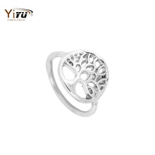 10pcs Hot Sale Cute Sacred Tree Of Life Ring Plant Rings for Women' Gift Tree Rings for Men R101