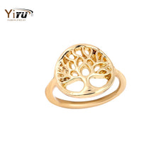 10pcs Hot Sale Cute Sacred Tree Of Life Ring Plant Rings for Women' Gift Tree Rings for Men R101