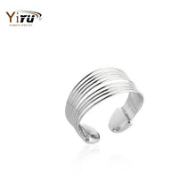 10pcs Hot Sale Mutilayer Personality Wire Rings for Women Punk Cute Wholesale Statement Rings R031