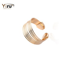 10pcs Hot Sale Mutilayer Personality Wire Rings for Women Punk Cute Wholesale Statement Rings R031
