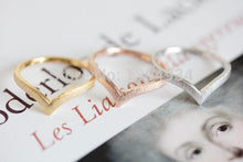 10pcs New Fashion Chevron V Shape Korean Ring Engagement Simple Cute Cool Wholesale Rings for Women Party Gifts R013