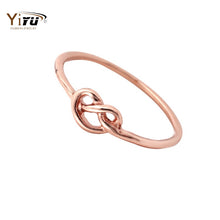 10pcs New Fashion Simple Knuckle Heart Knot Rings Gold Rings for Women Party Gifts R071