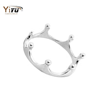 10pcs Silver Crown Rings For Women Punk Jewellery Love Rings Femme Bijoux Wedding Engagement Rings R081