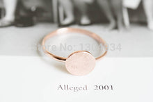 10pcs Wedding Classic Ring for Women Round Female Rings Rose Gold Fashion Women Ring R082