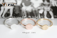 10pcs Wedding Classic Ring for Women Round Female Rings Rose Gold Fashion Women Ring R082