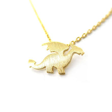 10pcs/lot 2016 Dragon with Wings Silhouette Shaped Animal Charm Necklace in Gold and Silver cute Jewelry N134