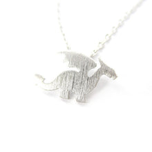 10pcs/lot 2016 Dragon with Wings Silhouette Shaped Animal Charm Necklace in Gold and Silver cute Jewelry N134