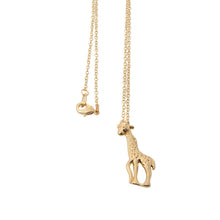 10pcs/lot 2016 Silver Cute Giraffe Long Chain Small Pendant Simple Animal Unique Necklace Girl Gift Party Wholesale Jewelry N150