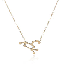 10pcs/lot Cute Horse Shape Leo Zodiac Sign Astrology Necklace Constellation Necklace for Women N157
