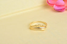 10pcs/lot Gold Color Plated Unique Leaf Ring For Women Cool Leaf Pattern Shape Cute Plant 2015 New Female Finger Ring R132