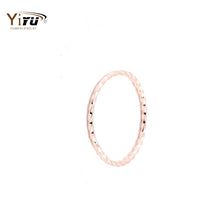 10pcs/lot Gold&Pink&Silver Brief Twisted Rope Austrian Crystal Elegant Ring Simple Women Wholesale Midi Wedding Ring R214