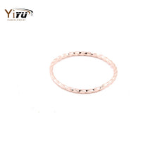 10pcs/lot Gold&Pink&Silver Brief Twisted Rope Austrian Crystal Elegant Ring Simple Women Wholesale Midi Wedding Ring R214