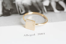 10pcs/lot Gold&Pink&Silver Hot Sale Finger Rings Square Jewelry Wedding Ring Quadrangle Ring Women Wholesale R207