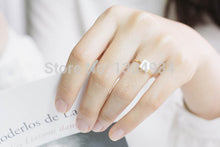 10pcs/lot Gold&Pink&Silver Hot Sale Finger Rings Square Jewelry Wedding Ring Quadrangle Ring Women Wholesale R207